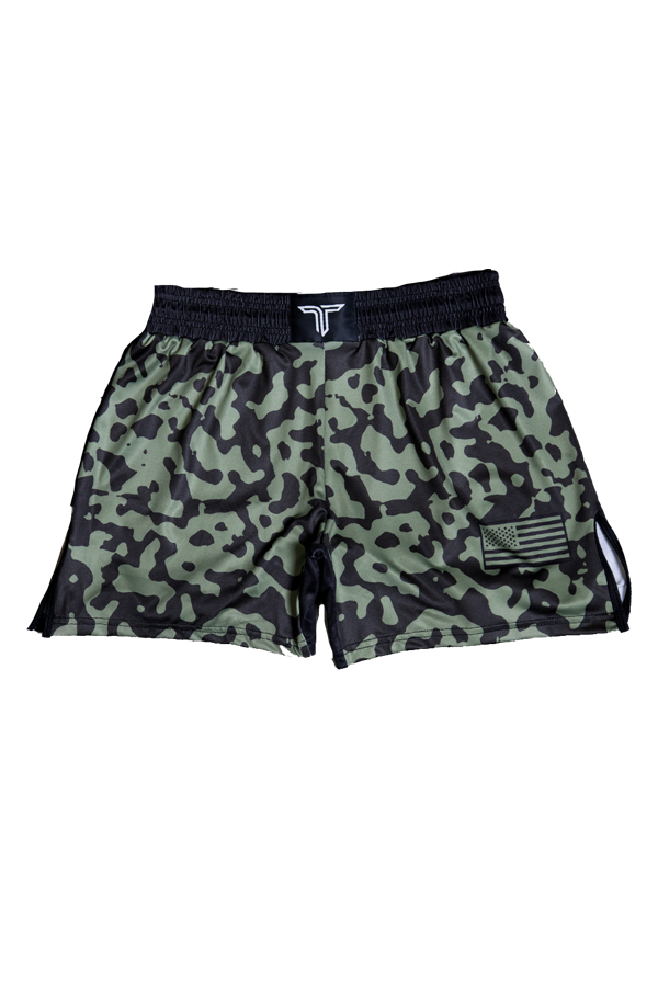 The Patriot Series V2 Fight Shorts (5”&7“ Inseam) - Marsh Green