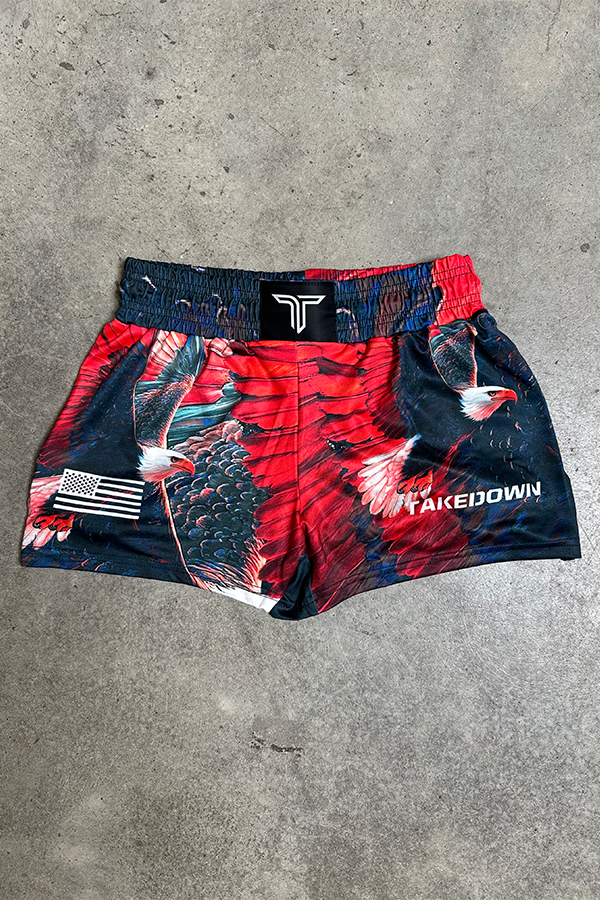 'Murica Women's Fight Shorts (3” Inseam)