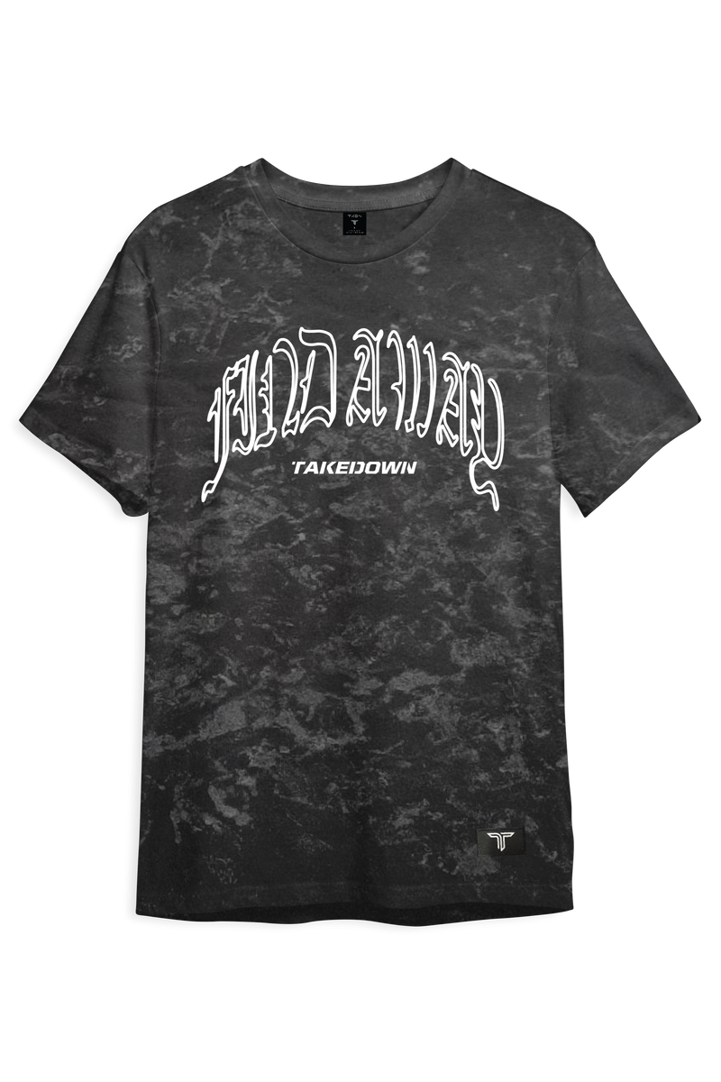 Find A Way Acid Wash T-Shirt - Black